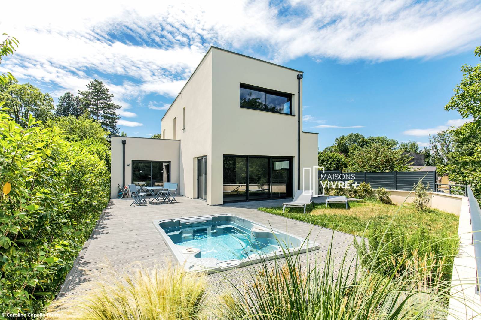 Maison contemporaine aux portes de Lyon